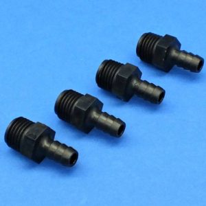 Hydrominder Barb Fitting 4 Pack ¼ inch Hose